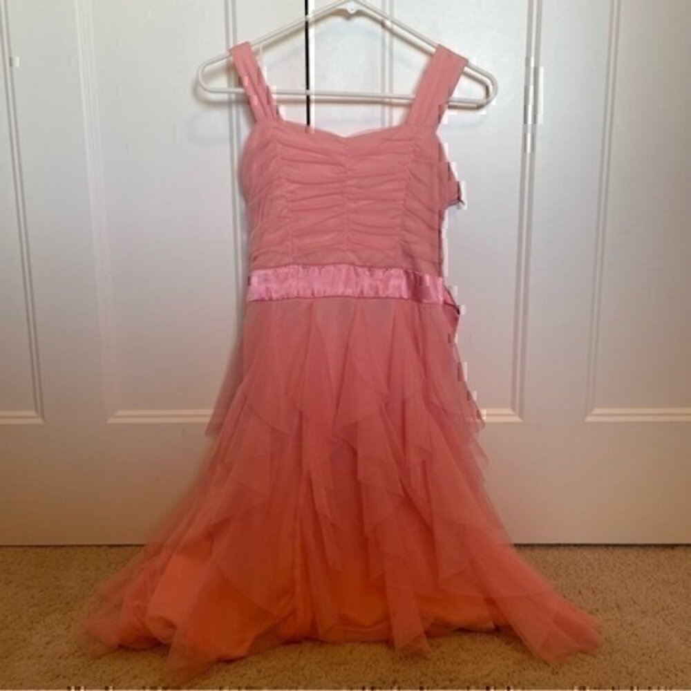 girls size 16 rare editions pink formal dress